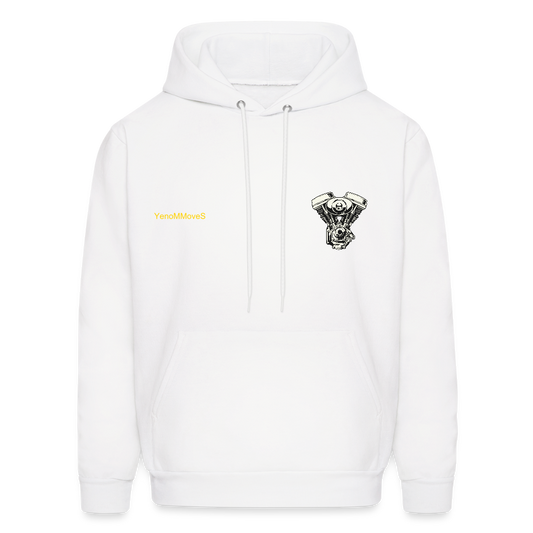 Money Moves Favis Men's Hoodie - white