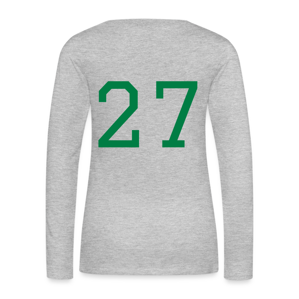 MsHallihood Long Sleeve Russ Tee - heather gray