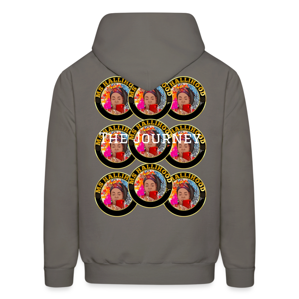 Ms Hallihood Lo Go Crazy Hoodie - asphalt gray