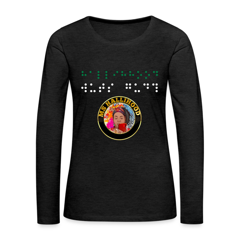 MsHallihood Long Sleeve Russ Tee - charcoal grey