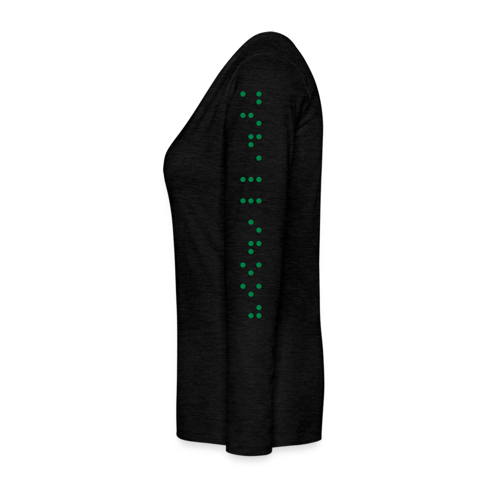 MsHallihood Long Sleeve Russ Tee - charcoal grey