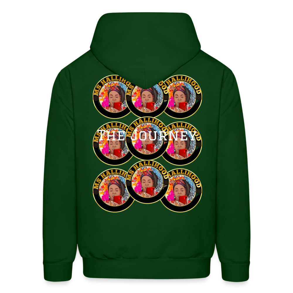 Ms Hallihood Lo Go Crazy Hoodie - forest green
