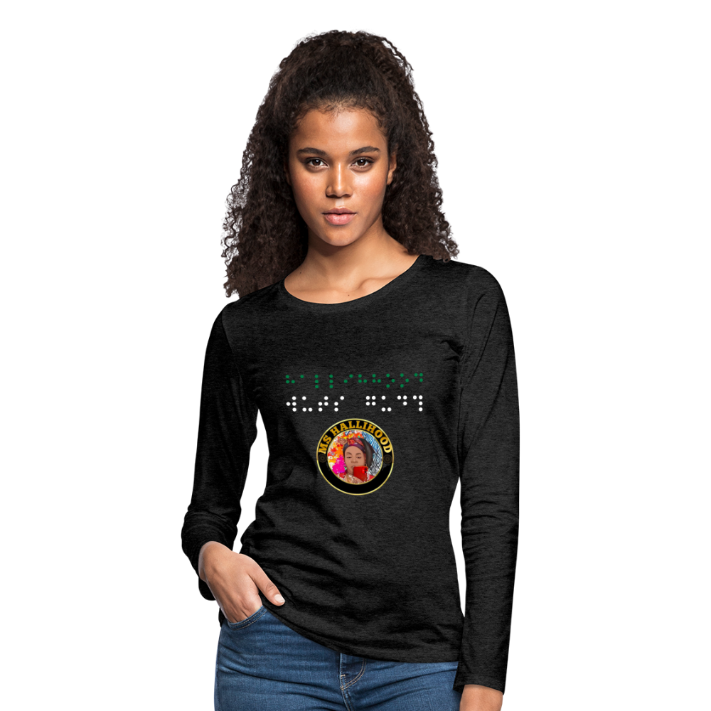 MsHallihood Long Sleeve Russ Tee - charcoal grey