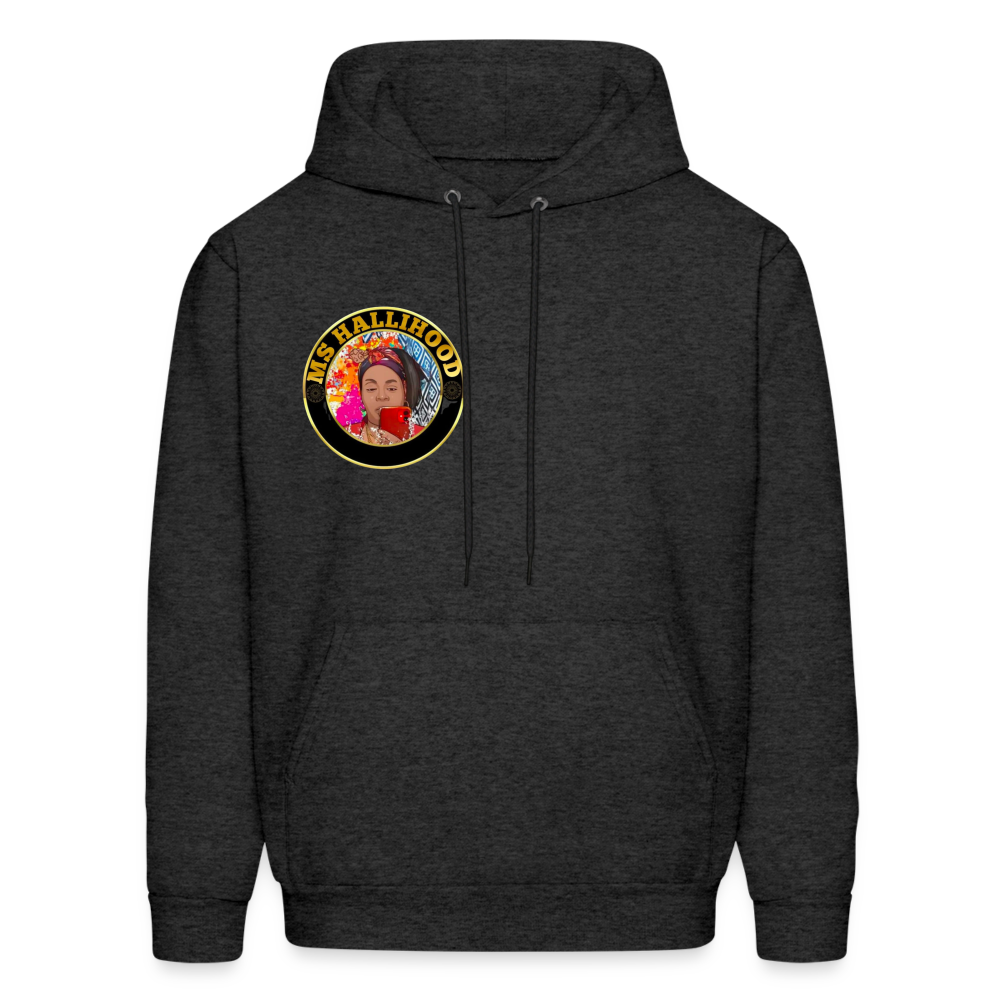 Ms Hallihood Lo Go Crazy Hoodie - charcoal grey