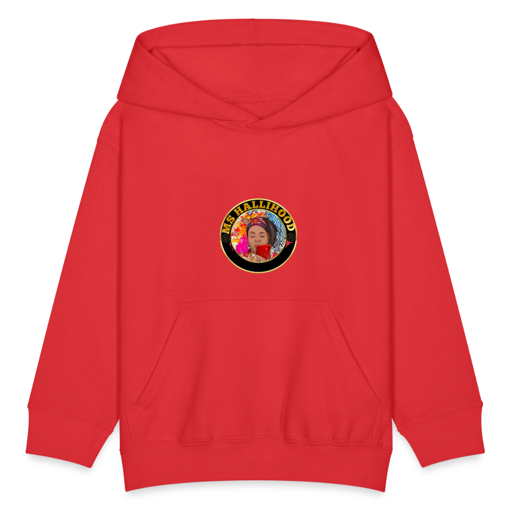 Kids' Affirmation Hoodie - red