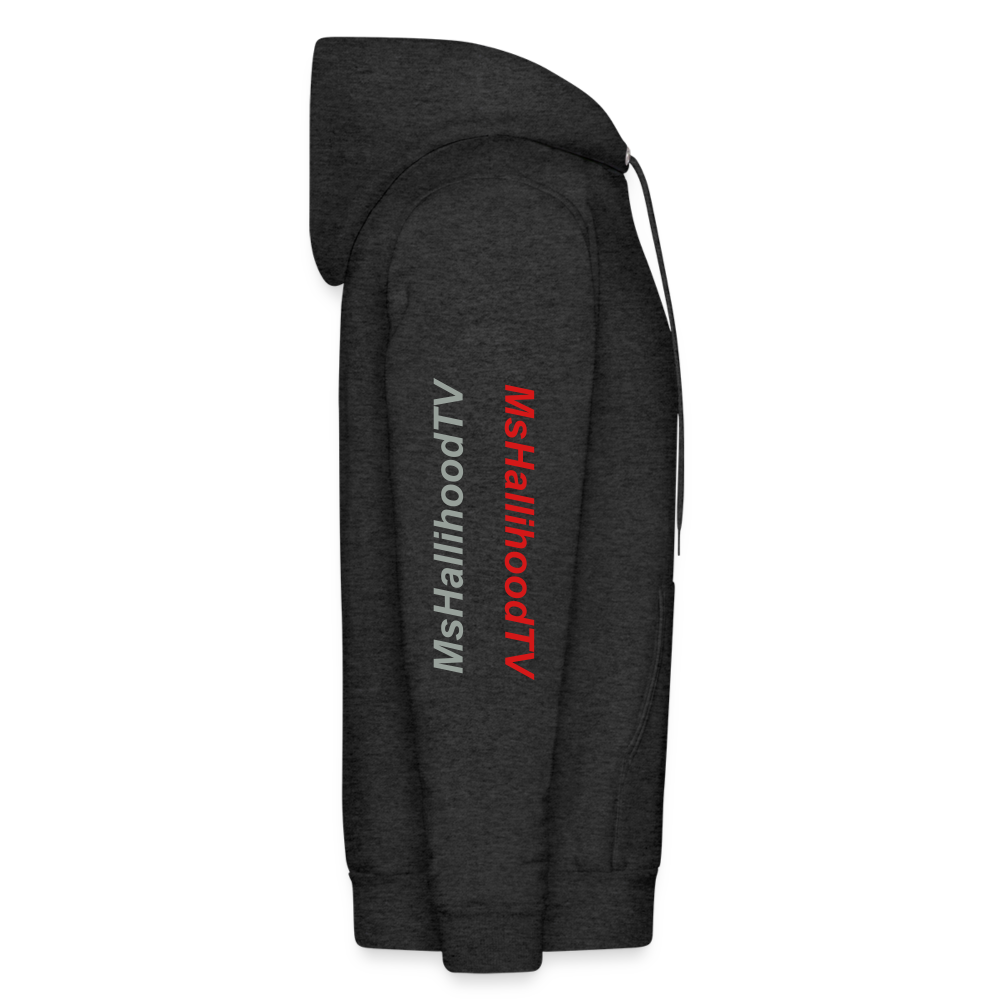 Ms Hallihood Lo Go Crazy Hoodie - charcoal grey