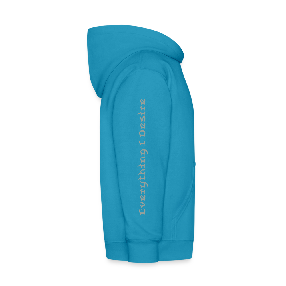 Kids' Affirmation Hoodie - turquoise