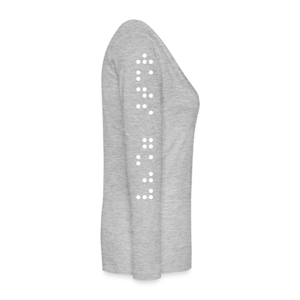 MsHallihood Long Sleeve Russ Tee - heather gray