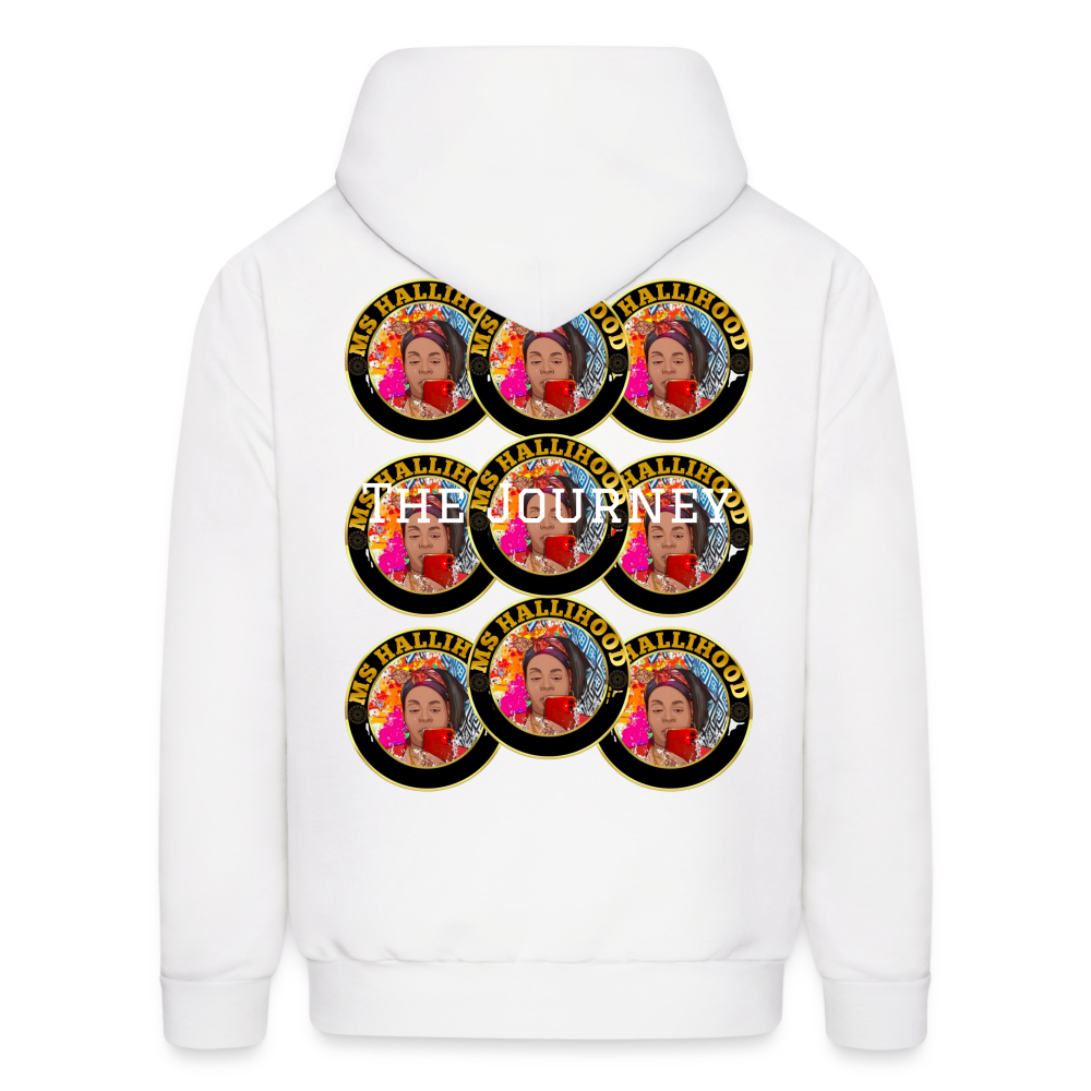 Ms Hallihood Lo Go Crazy Hoodie - white