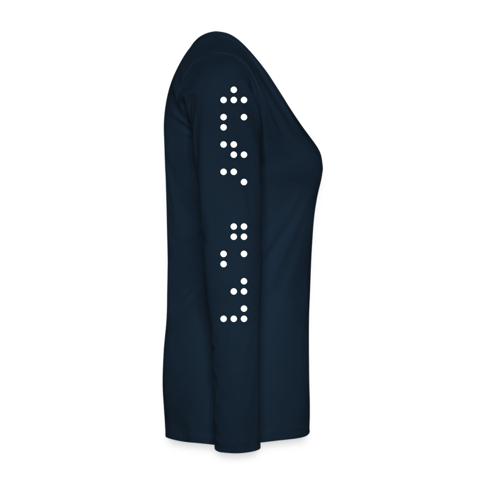 MsHallihood Long Sleeve Russ Tee - deep navy