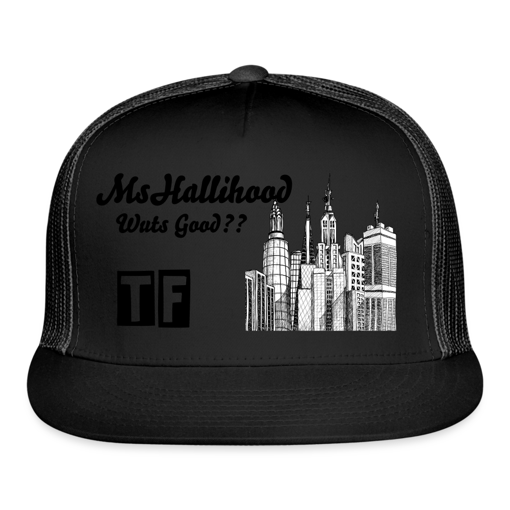 Wuts Good Trucker Hat - black/black