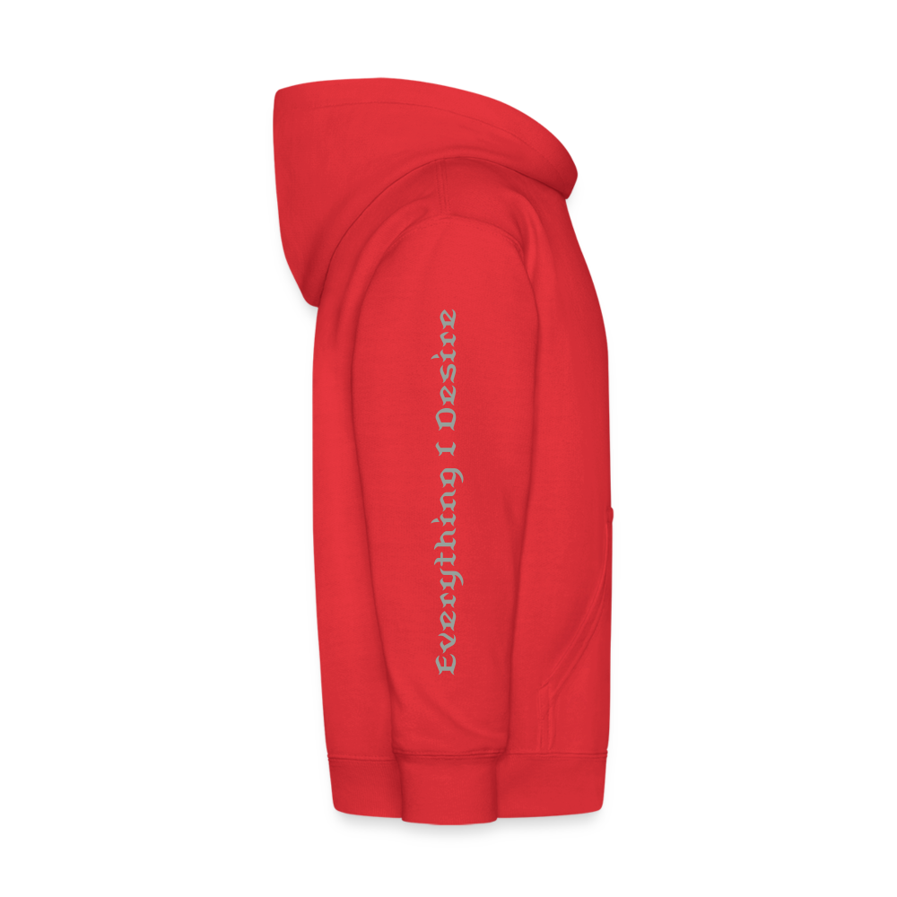 Kids' Affirmation Hoodie - red