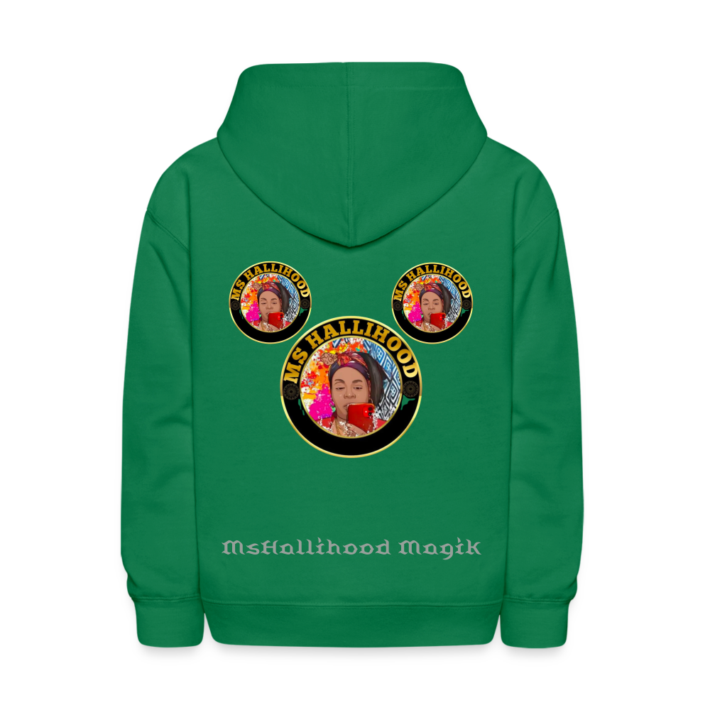 Kids' Affirmation Hoodie - kelly green