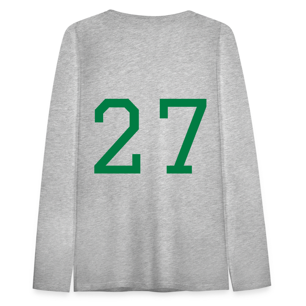 MsHallihood Long Sleeve Russ Tee - heather gray