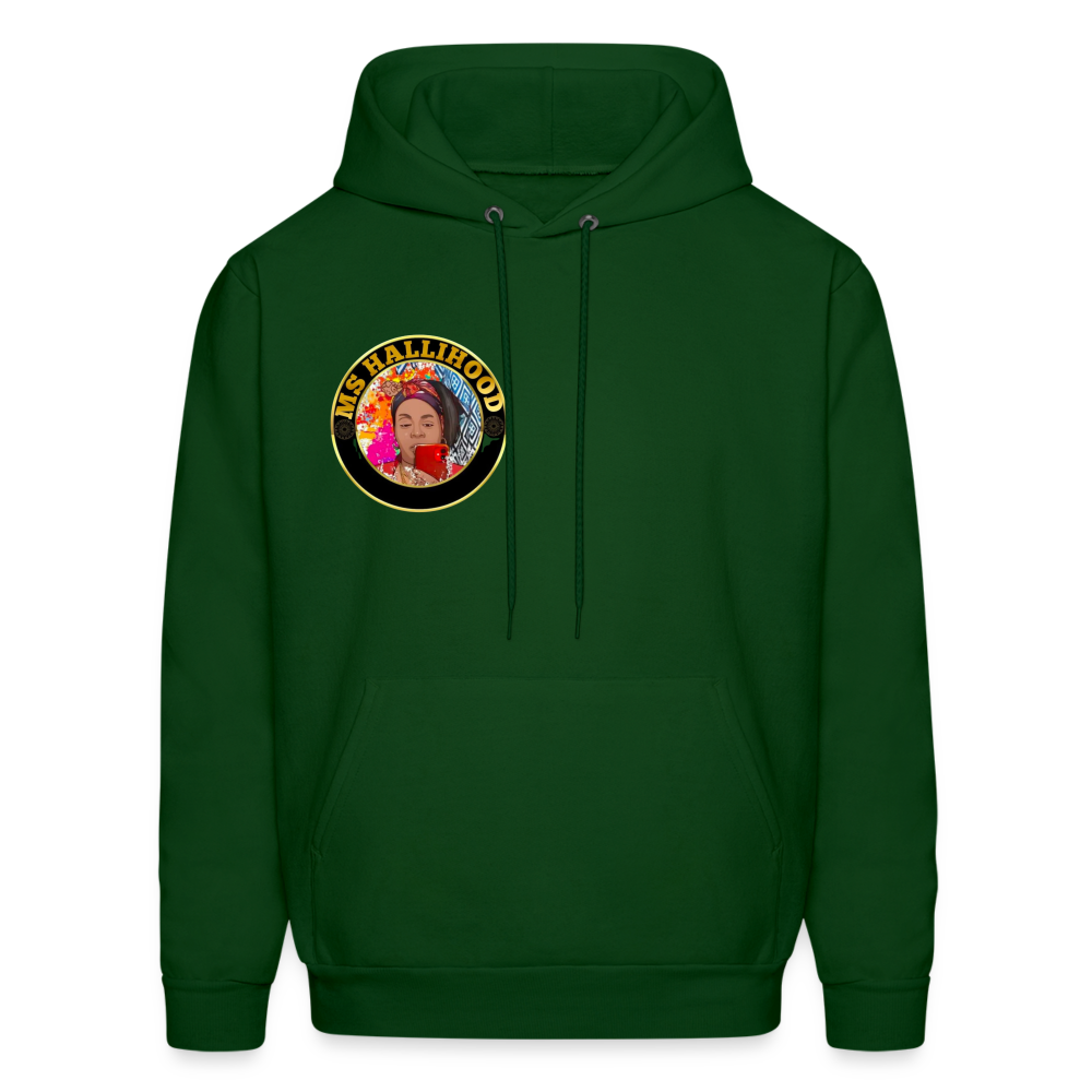 Ms Hallihood Lo Go Crazy Hoodie - forest green
