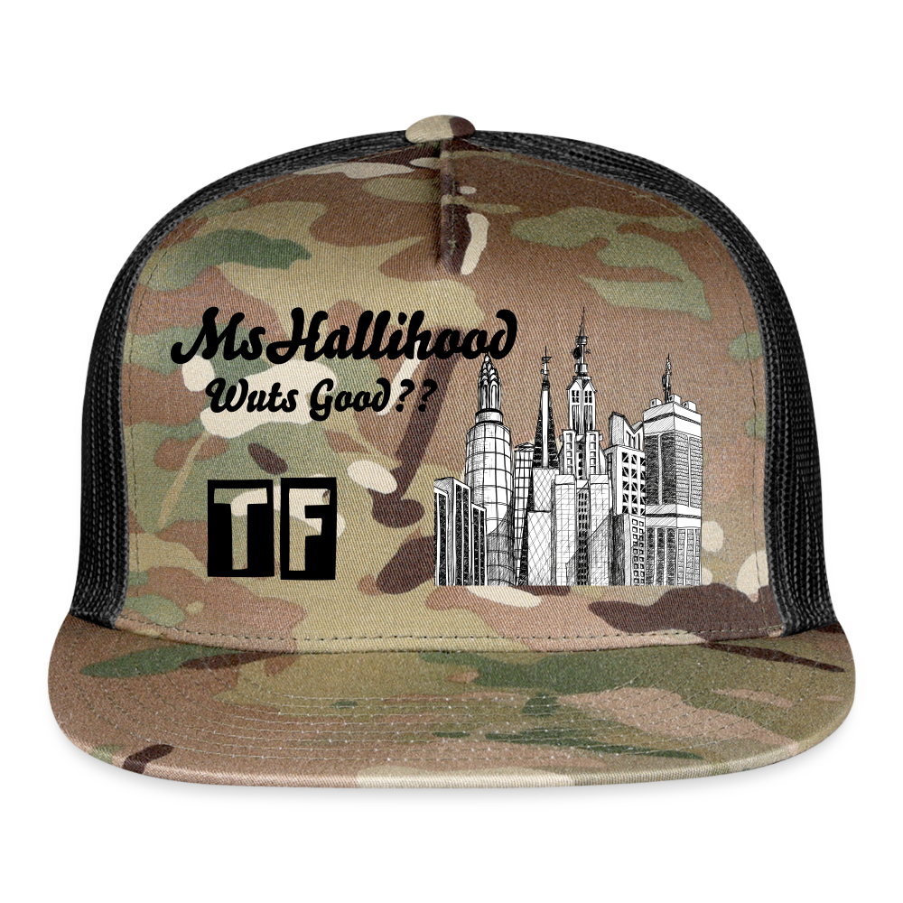 Wuts Good Trucker Hat - MultiCam\black