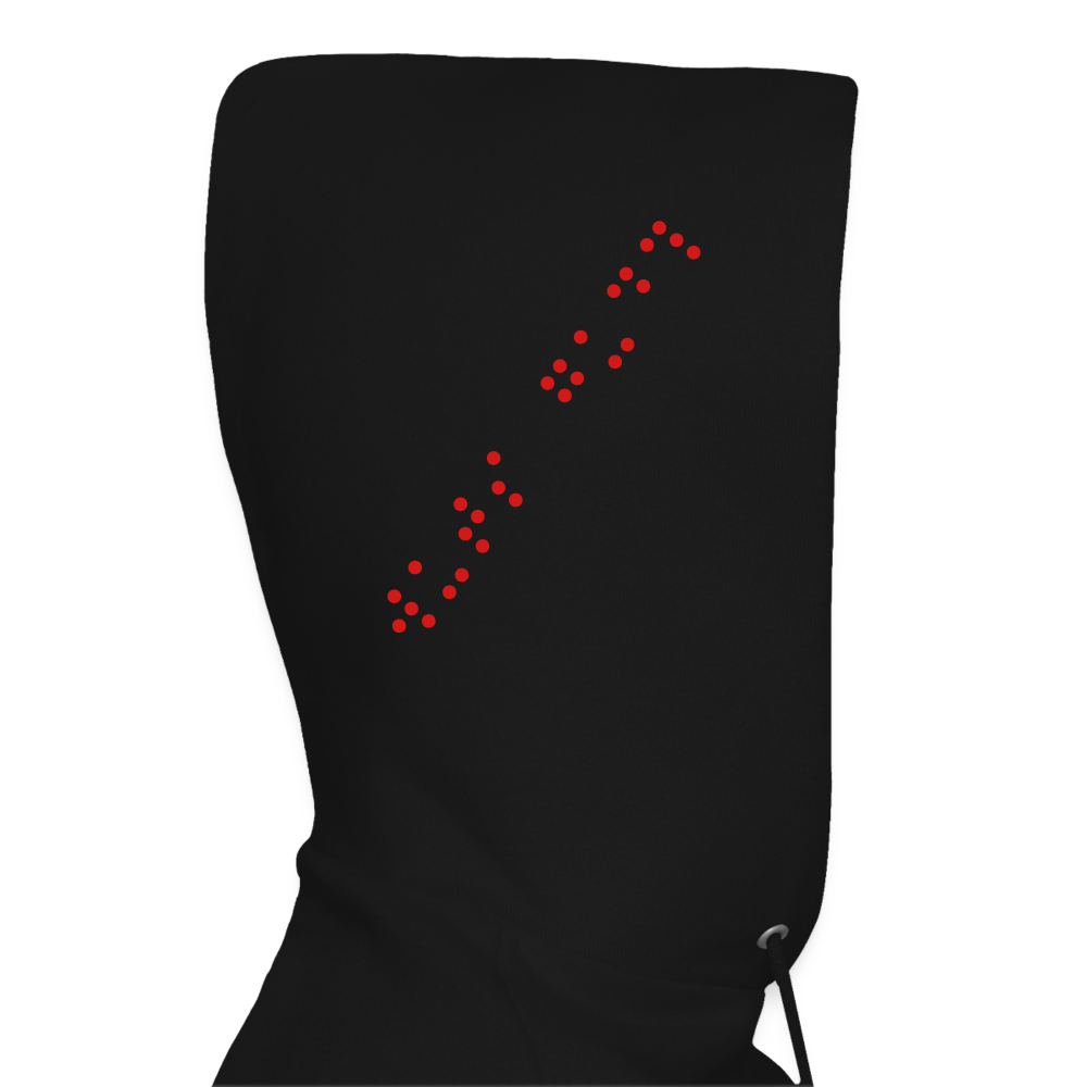 Ms Hallihood Lo Go Crazy Hoodie - black