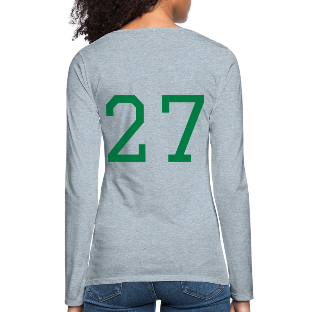 MsHallihood Long Sleeve Russ Tee - heather ice blue