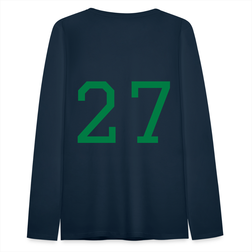 MsHallihood Long Sleeve Russ Tee - deep navy