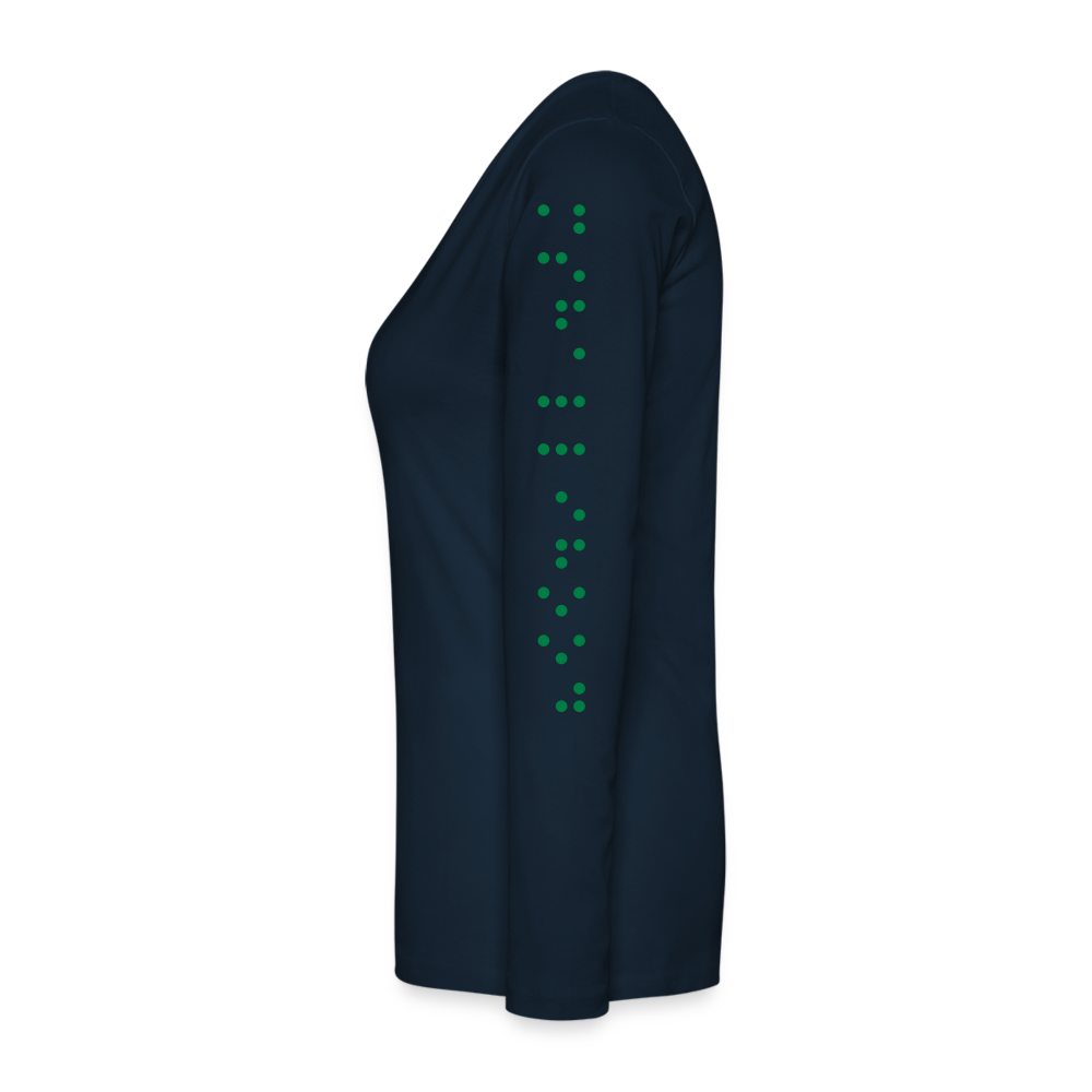 MsHallihood Long Sleeve Russ Tee - deep navy