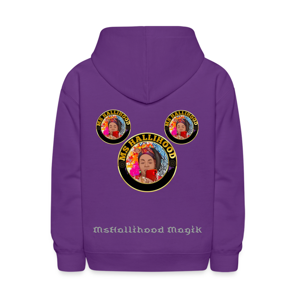 Kids' Affirmation Hoodie - purple