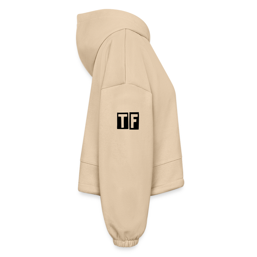 “ROV” Women’s Cropped Hoodie - nude
