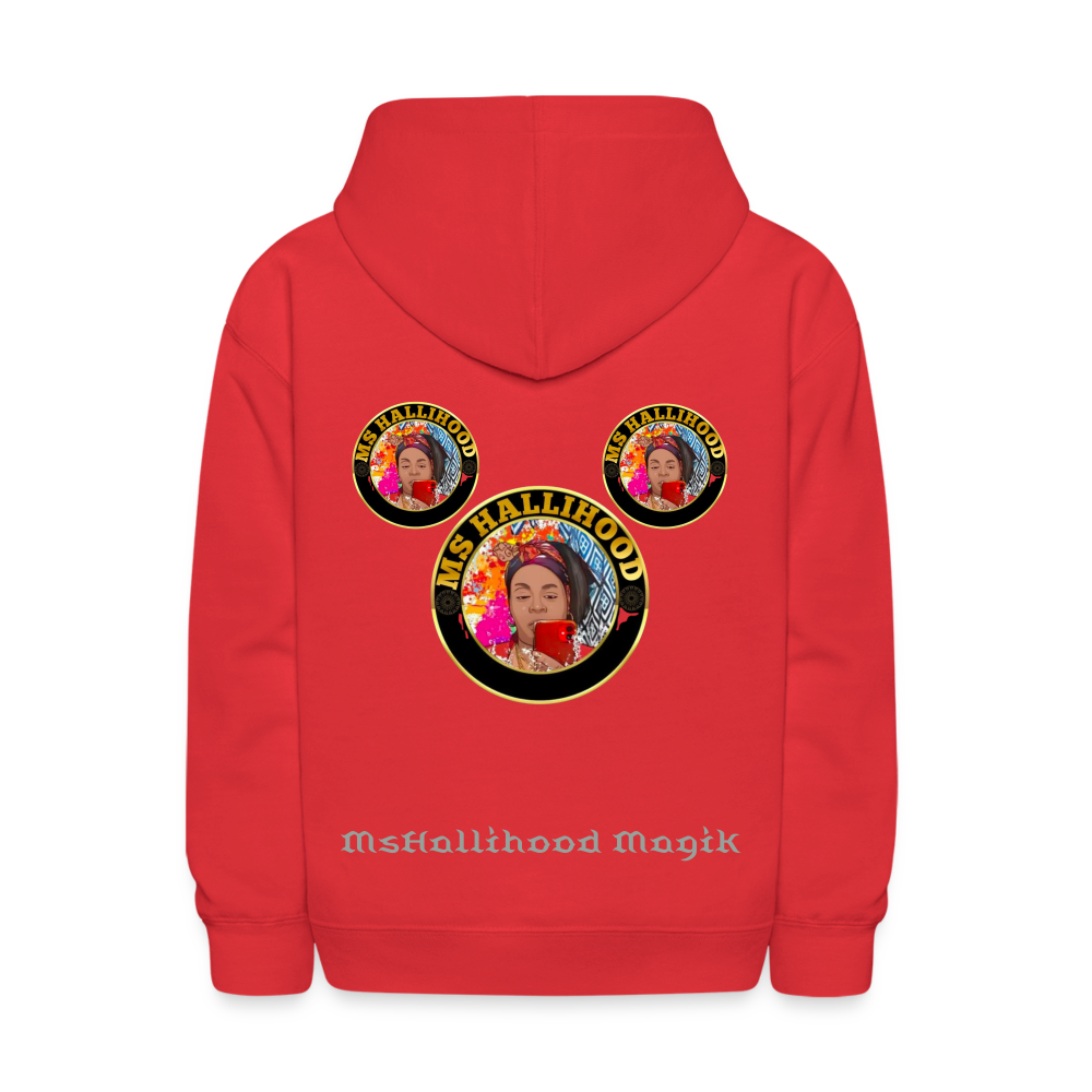 Kids' Affirmation Hoodie - red