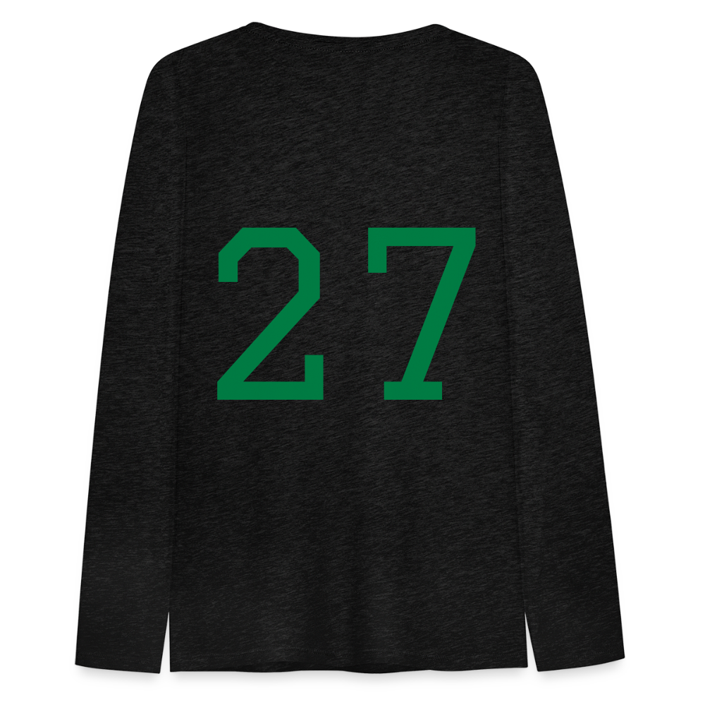 MsHallihood Long Sleeve Russ Tee - charcoal grey