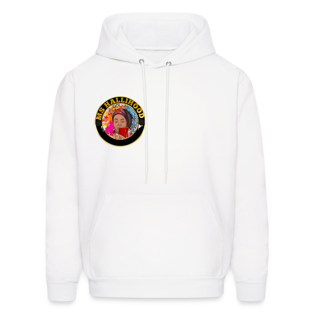 Ms Hallihood Lo Go Crazy Hoodie - white