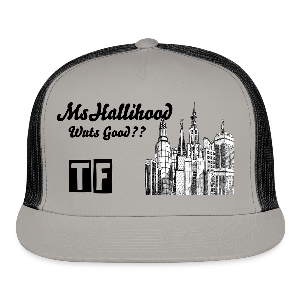Wuts Good Trucker Hat - gray/black