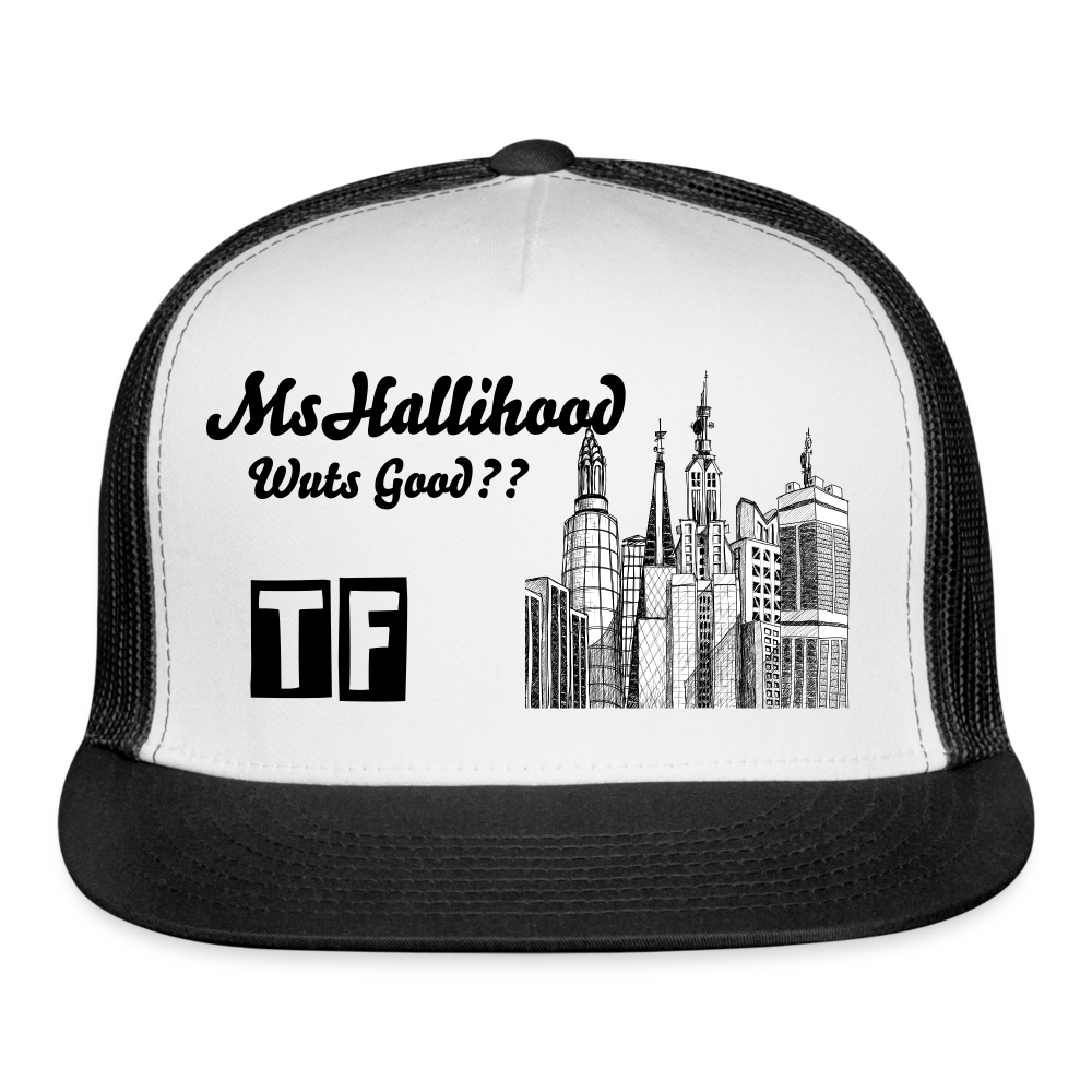 Wuts Good Trucker Hat - white/black