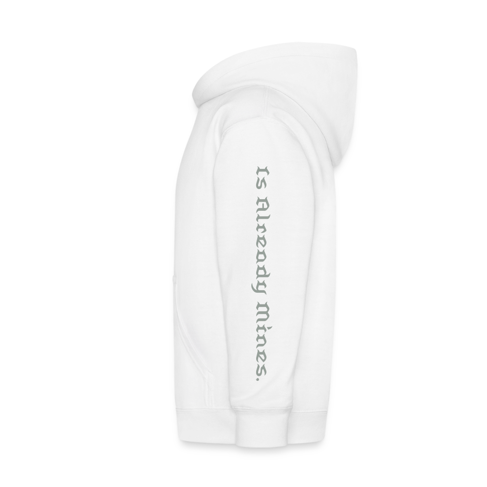 Kids' Affirmation Hoodie - white