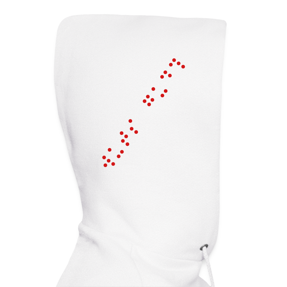 Ms Hallihood Lo Go Crazy Hoodie - white