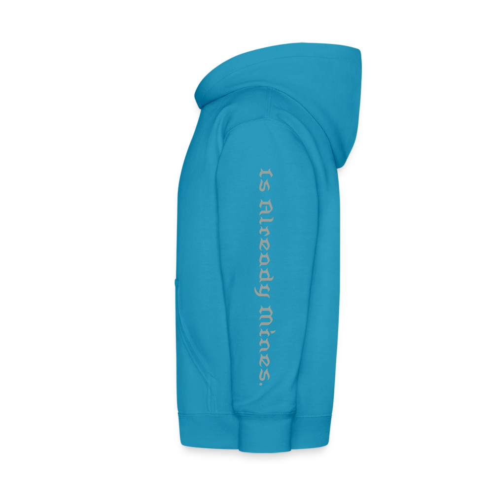 Kids' Affirmation Hoodie - turquoise