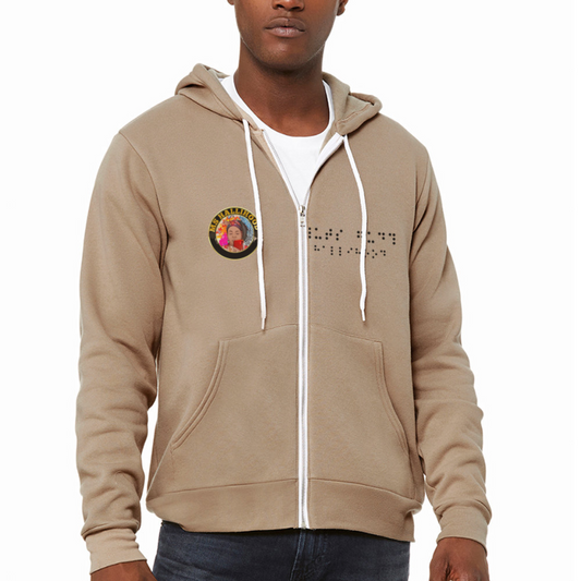 Ms Hallihood Lo Stop Full Zip Hoodie - tan