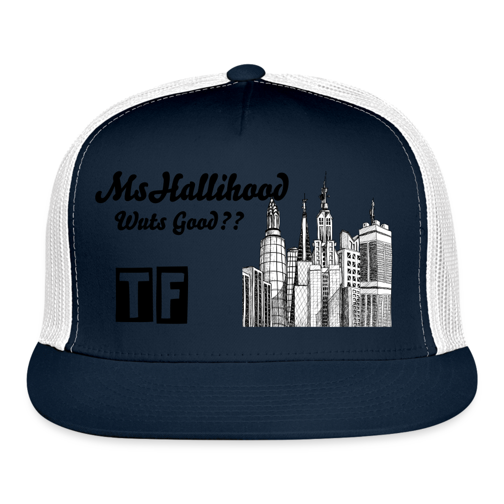 Wuts Good Trucker Hat - navy/white