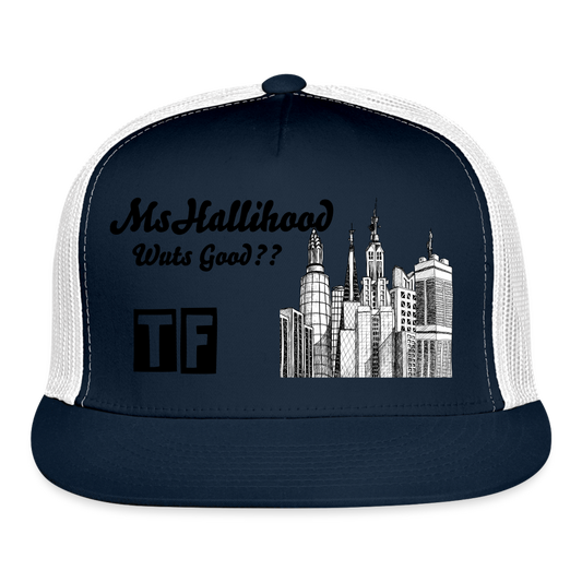 Wuts Good Trucker Hat - navy/white