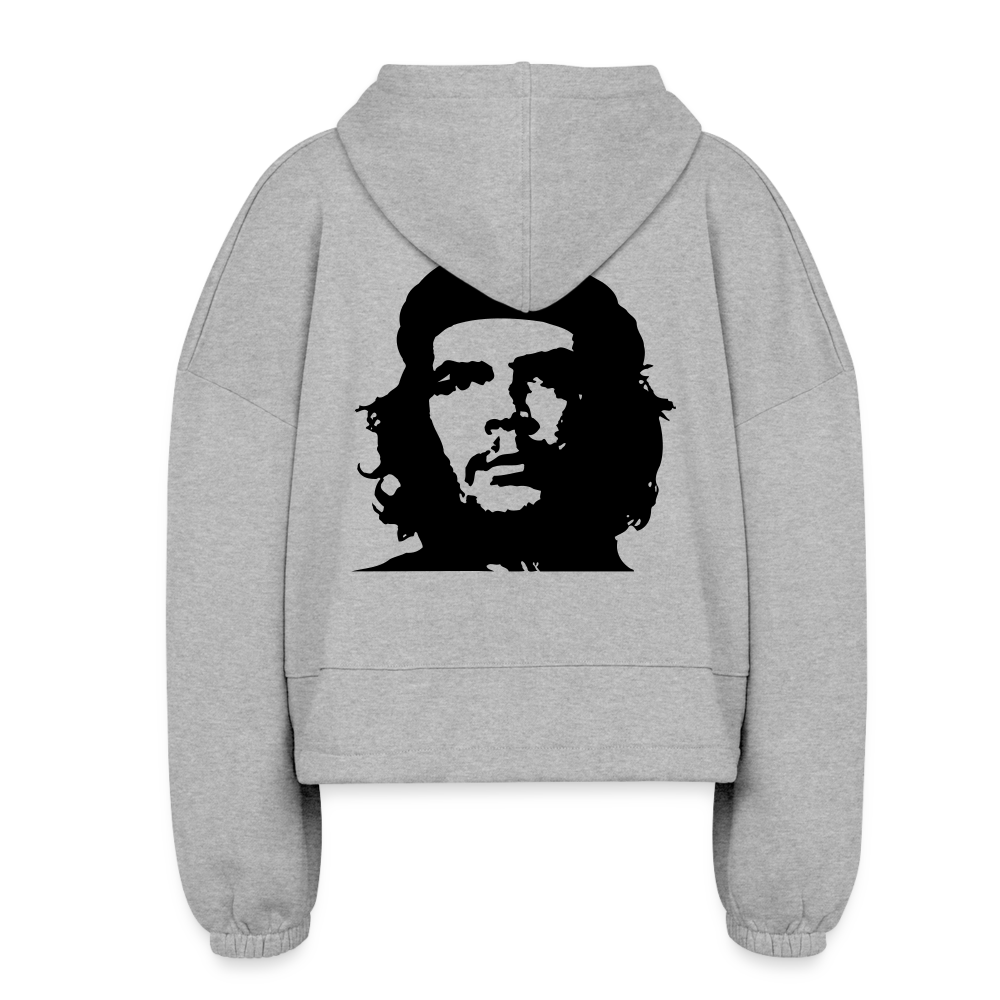 “ROV” Women’s Cropped Hoodie - heather gray