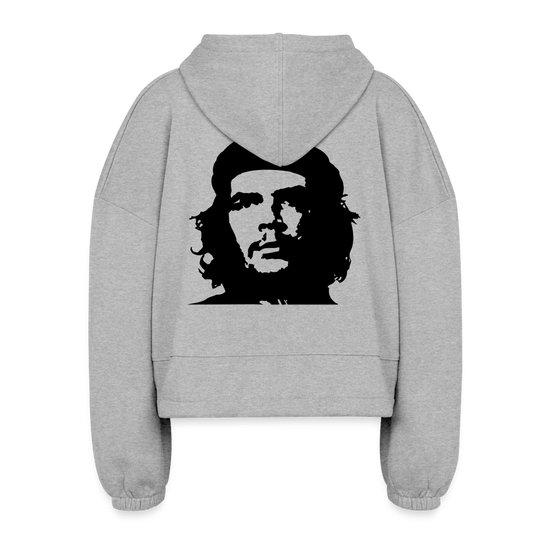 “ROV” Women’s Cropped Hoodie - heather gray