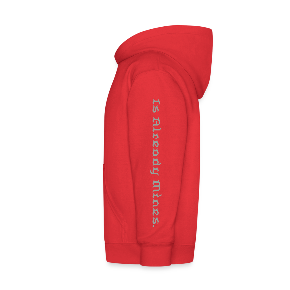 Kids' Affirmation Hoodie - red