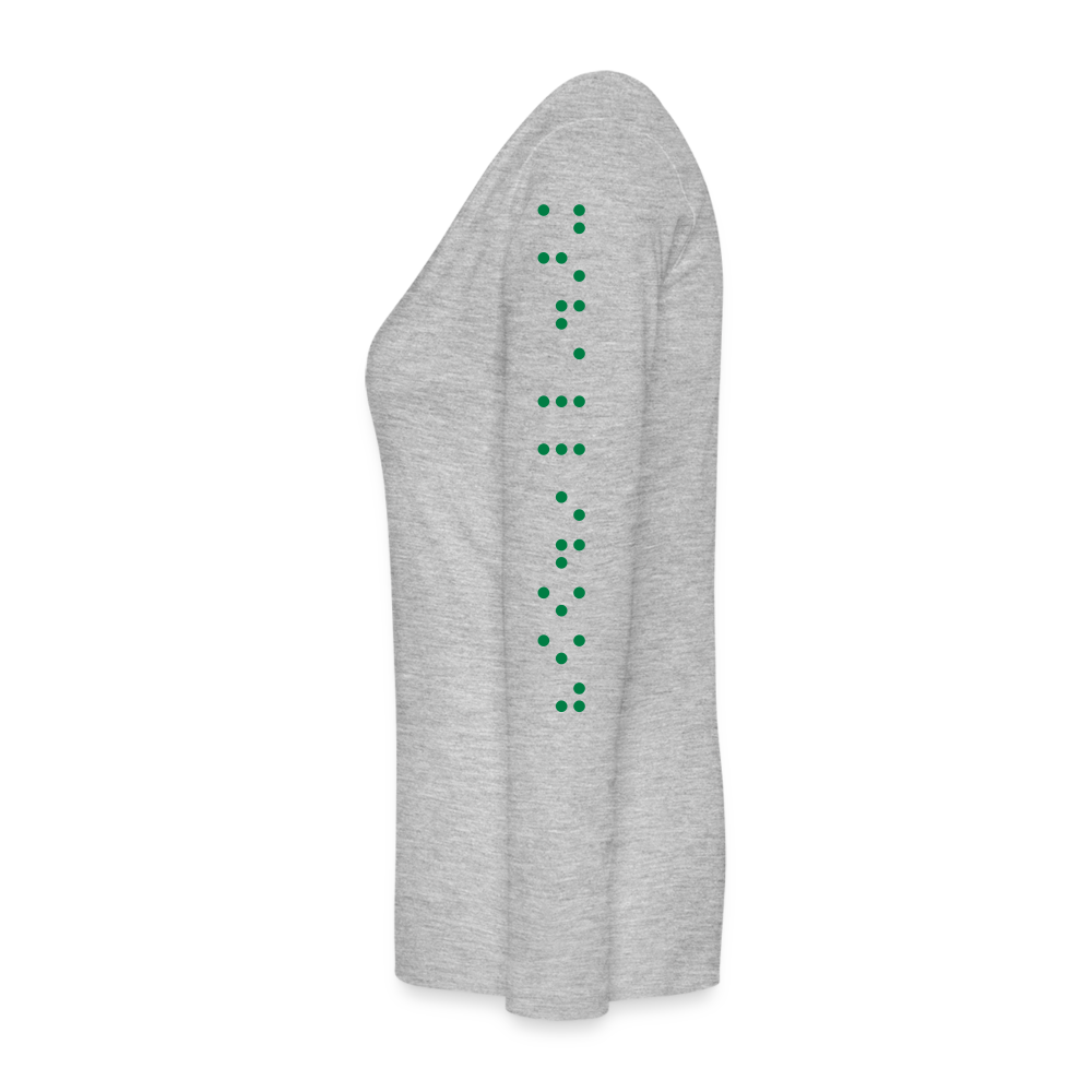 MsHallihood Long Sleeve Russ Tee - heather gray