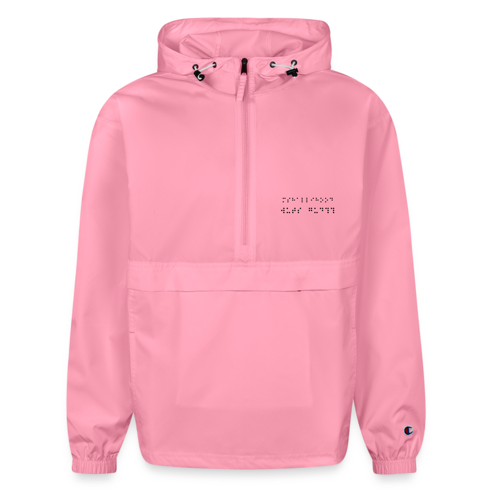 Simple Champion Packable Jacket - candy pink