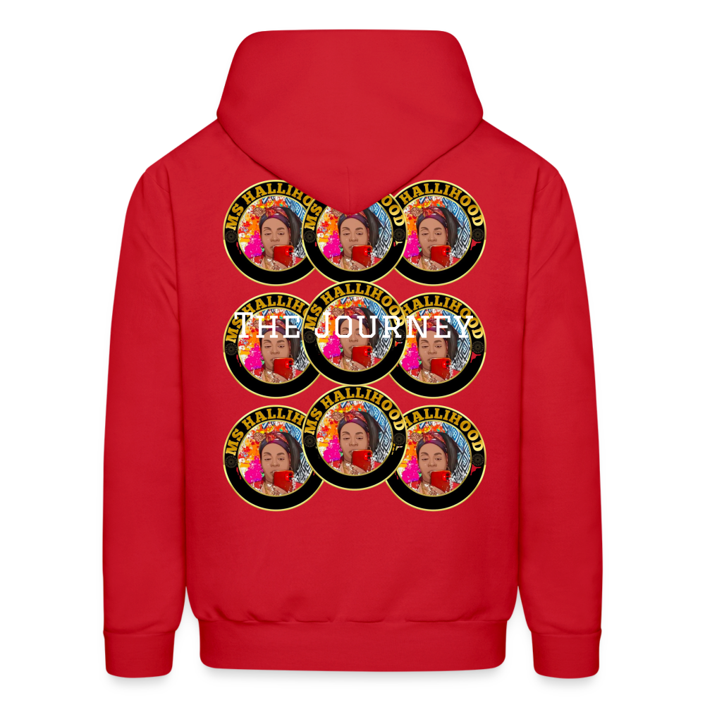 Ms Hallihood Lo Go Crazy Hoodie - red