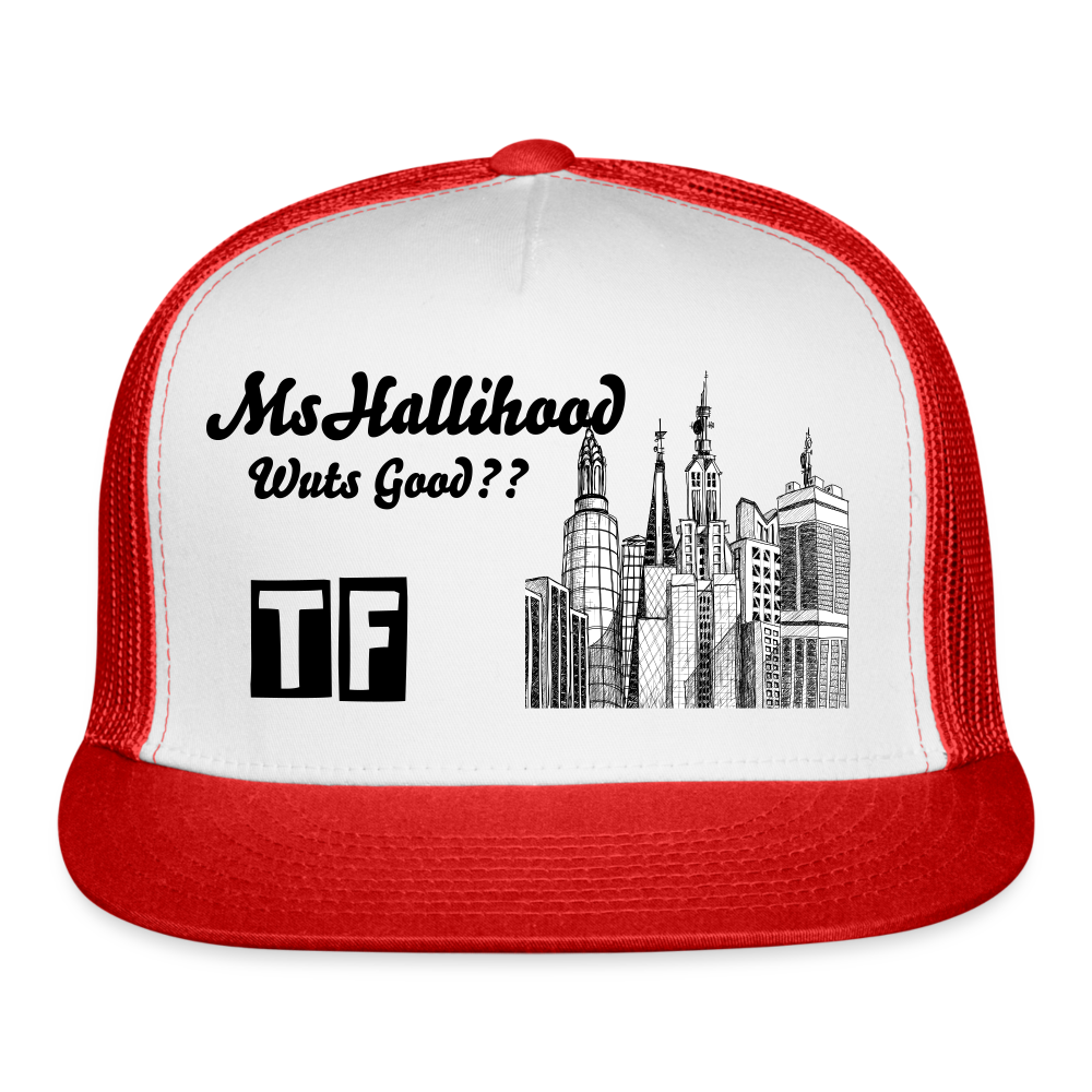 Wuts Good Trucker Hat - white/red