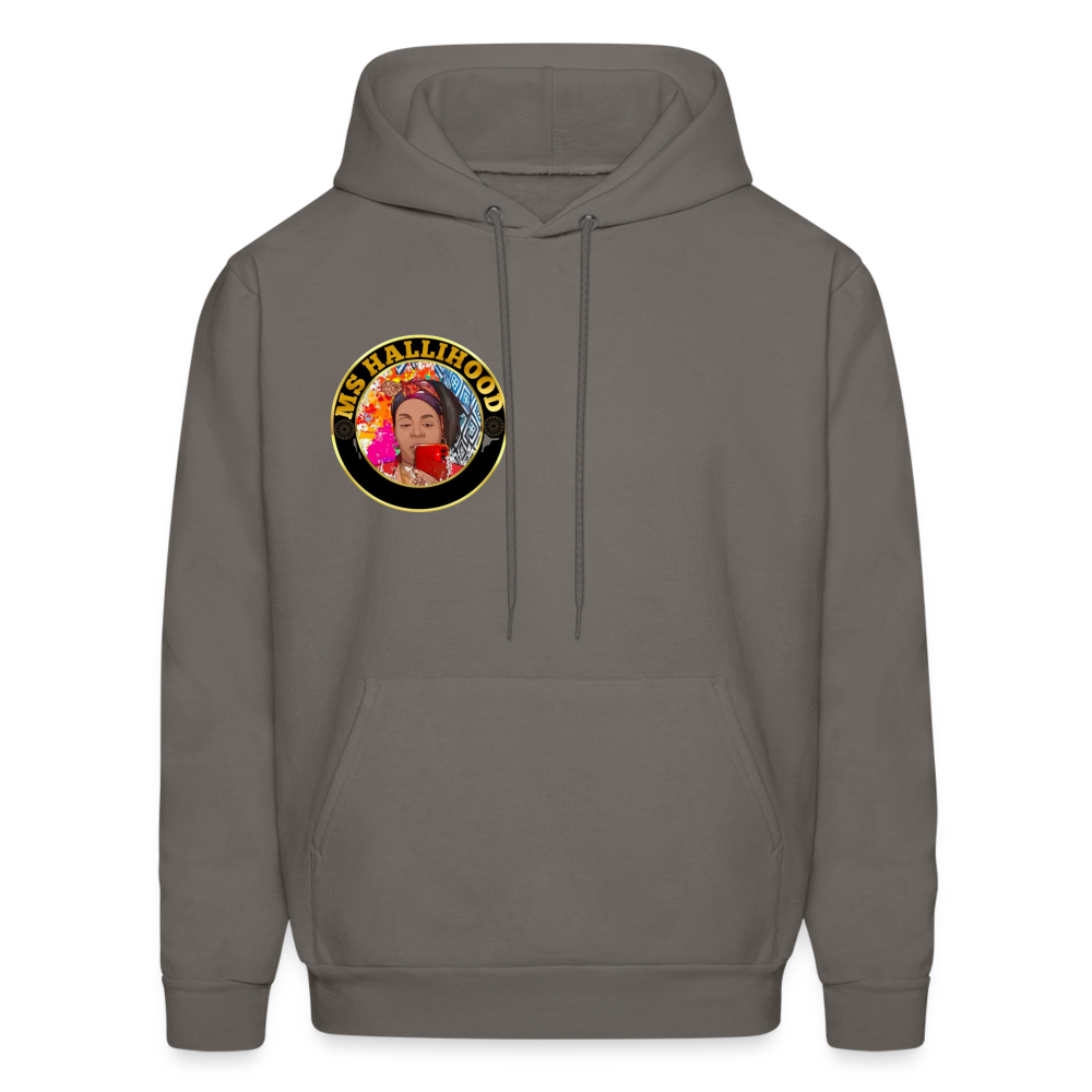 Ms Hallihood Lo Go Crazy Hoodie - asphalt gray