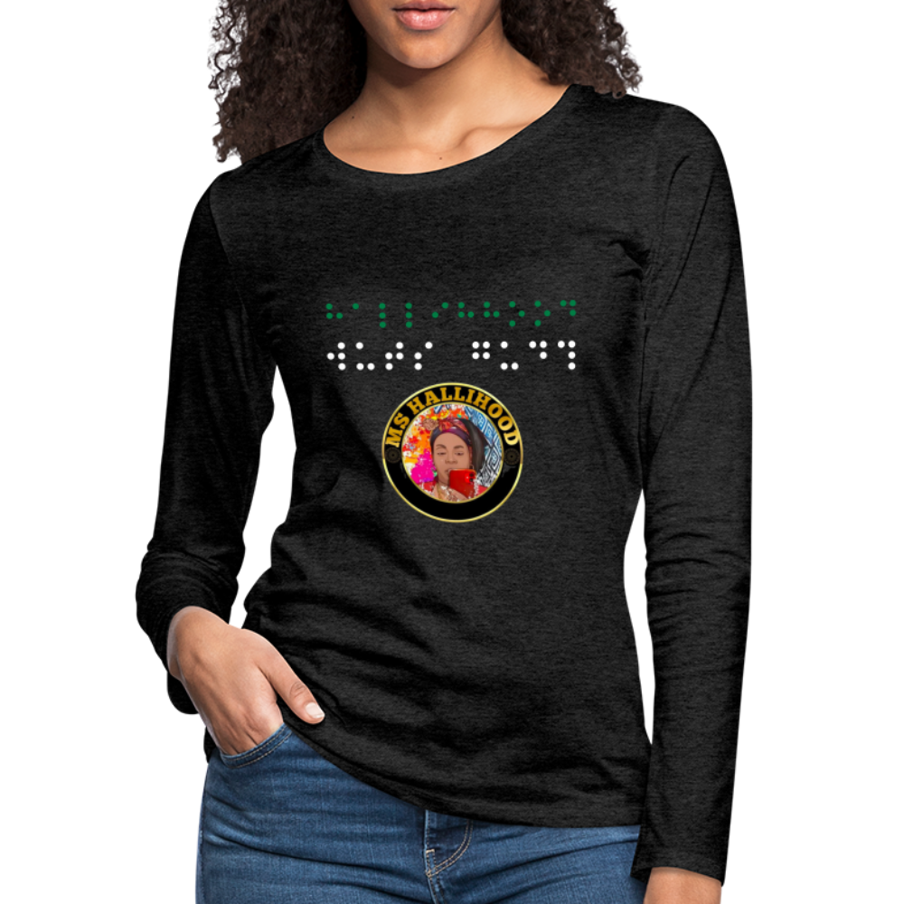 MsHallihood Long Sleeve Russ Tee - charcoal grey