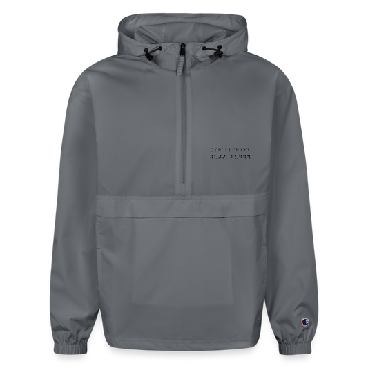 Simple Champion Packable Jacket - gray