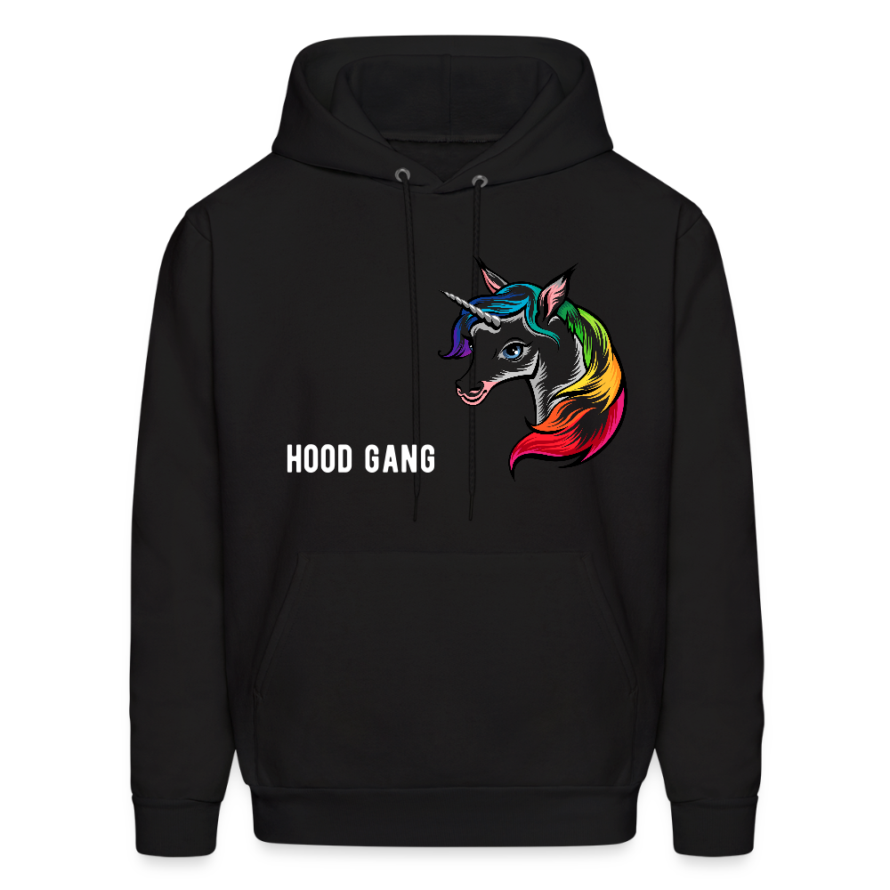 hood gang Men's Hoodie - black