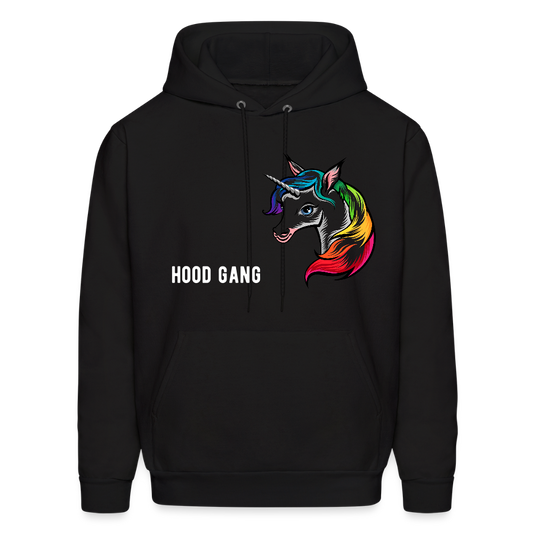 hood gang Men's Hoodie - black