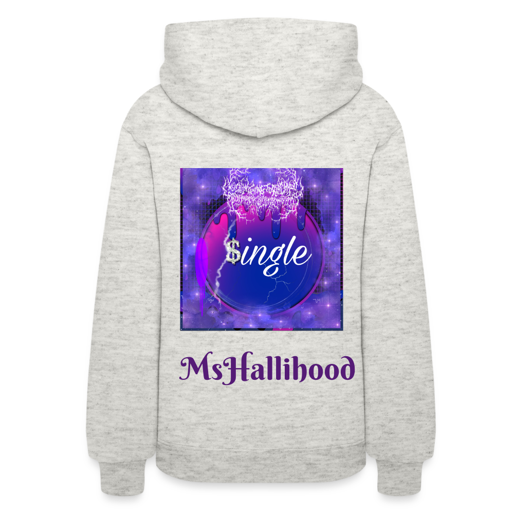 “Single” Women's Hoodie - heather oatmeal